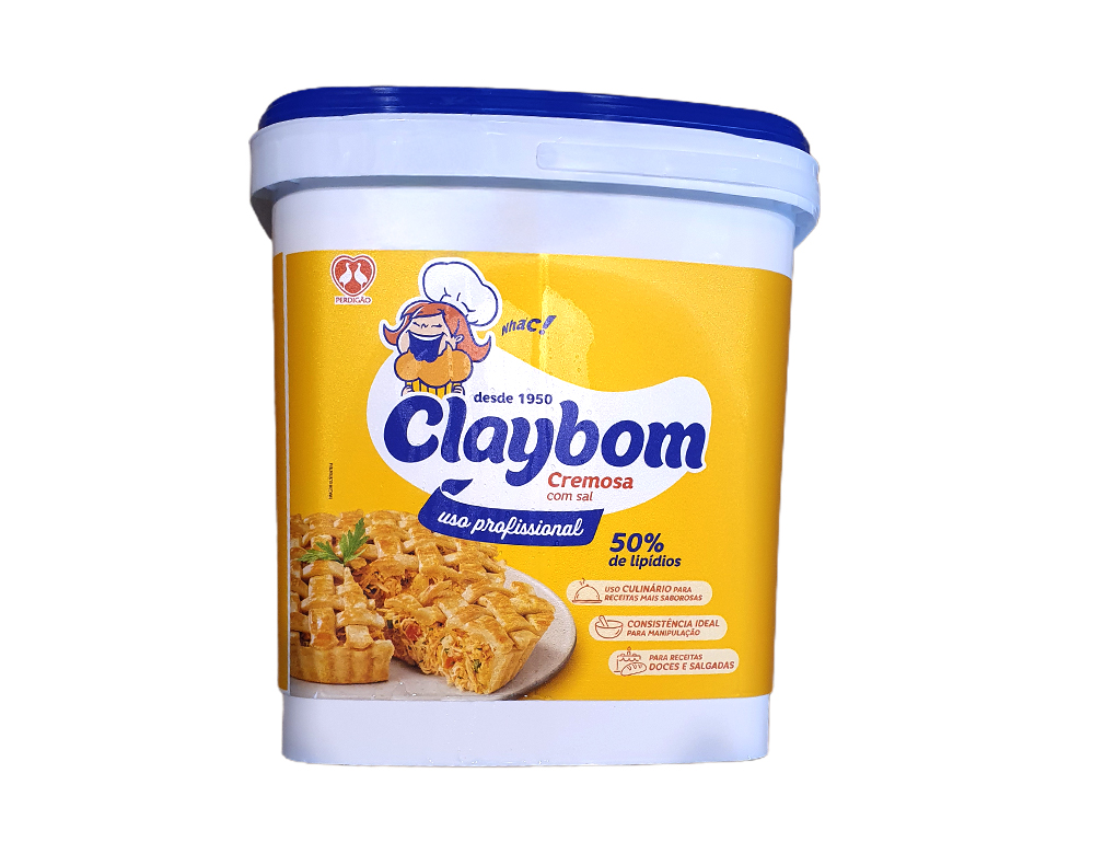 MARGARINA COM SAL 50 % CLAYBOM PERDIGÃO (BD 14 KG)